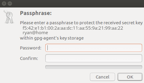 gpg-agent password prompt upgrade ssh keys
