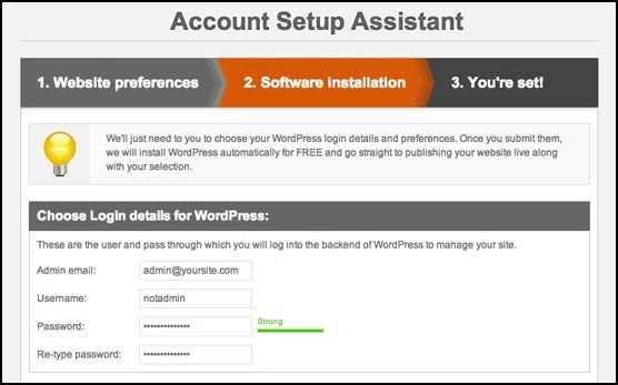 Installing WordPress on Your Blog