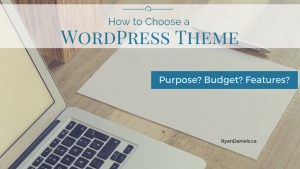 How to choose a WordPress Theme